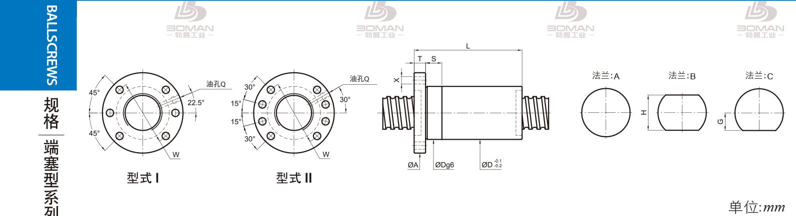PMI FSDC3212-5 PMI丝杆导轨超薄型号
