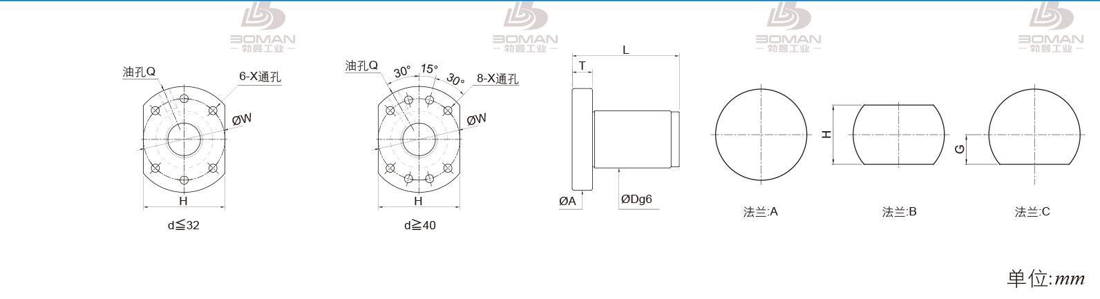 PMI FSDU3210C-4.0P pmi滚珠丝杆规格怎么看